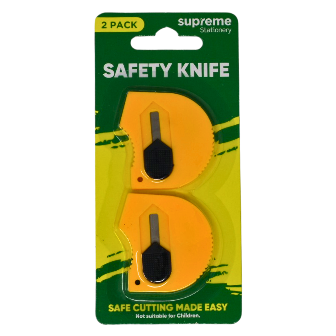 SAFETY KNIFE 2 PACK CARD (KN-7611)